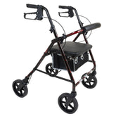 Compass Health ProBasics Deluxe Aluminum Rollator with 8-inch Wheels